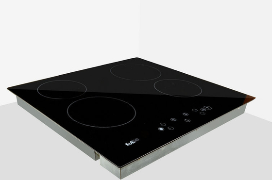 世帯またはコマーシャルのためのポータブル 4 バーナーのガラス陶磁器の コンロ のカスタマイズされた安全