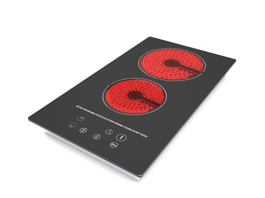 二重バーナーの陶磁器の cooktop